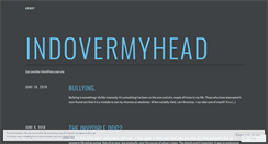 Desktop Screenshot of indovermyhead.wordpress.com