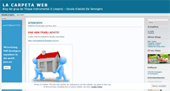 Desktop Screenshot of lacarpetaweb.wordpress.com