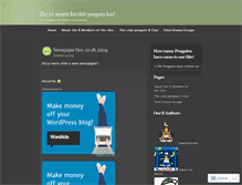 Tablet Screenshot of clubpenguineight.wordpress.com