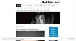 Desktop Screenshot of madeleinekate.wordpress.com