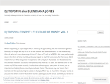 Tablet Screenshot of djtopspin.wordpress.com