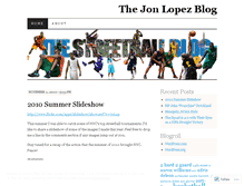 Tablet Screenshot of jonlopez.wordpress.com