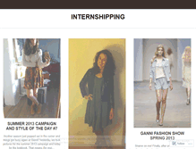 Tablet Screenshot of internsheepping.wordpress.com