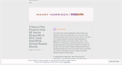 Desktop Screenshot of mandymachine.wordpress.com