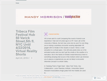 Tablet Screenshot of mandymachine.wordpress.com