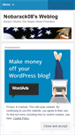 Mobile Screenshot of nobarack08.wordpress.com
