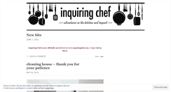 Desktop Screenshot of inquiringchef.wordpress.com