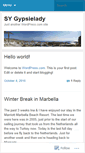 Mobile Screenshot of gypsieladyspaces.wordpress.com
