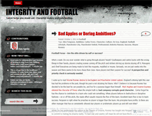 Tablet Screenshot of integrityandfootball.wordpress.com