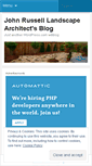 Mobile Screenshot of johnrusselllandscapearchitect.wordpress.com