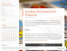 Tablet Screenshot of hersixthcircle.wordpress.com