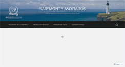 Desktop Screenshot of barymontyasociados.wordpress.com