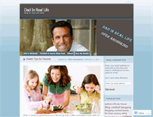Tablet Screenshot of dadinreallife.wordpress.com