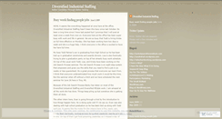 Desktop Screenshot of diversifiedindustrialstaffing.wordpress.com