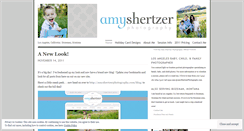 Desktop Screenshot of amyshertzerphotography.wordpress.com