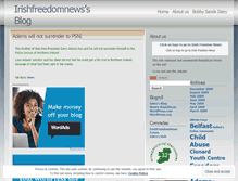 Tablet Screenshot of irishfreedomnews.wordpress.com