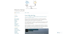 Desktop Screenshot of detectivesalvaje.wordpress.com