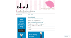 Desktop Screenshot of cloudlovecloud.wordpress.com