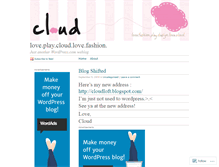 Tablet Screenshot of cloudlovecloud.wordpress.com