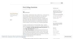 Desktop Screenshot of myfeminisms.wordpress.com