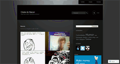 Desktop Screenshot of clubedobacon.wordpress.com