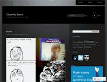 Tablet Screenshot of clubedobacon.wordpress.com