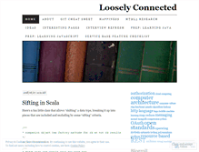 Tablet Screenshot of looselyconnected.wordpress.com