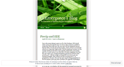 Desktop Screenshot of eeemergence.wordpress.com