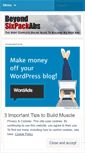 Mobile Screenshot of iwantsixpackabs.wordpress.com