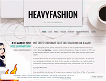 Tablet Screenshot of heavyfashion.wordpress.com