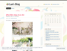 Tablet Screenshot of lueleu.wordpress.com