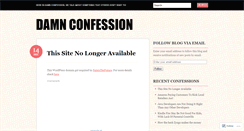 Desktop Screenshot of damnconfession.wordpress.com