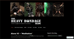 Desktop Screenshot of heavybondage.wordpress.com