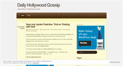 Desktop Screenshot of hollywoodhotgossips.wordpress.com