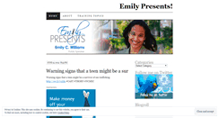 Desktop Screenshot of emilypresents.wordpress.com