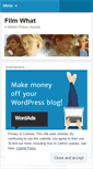 Mobile Screenshot of filmwhat.wordpress.com