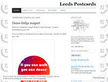 Tablet Screenshot of leedspostcards.wordpress.com