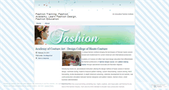 Desktop Screenshot of fashiontraining.wordpress.com