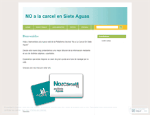 Tablet Screenshot of noalacarcel.wordpress.com