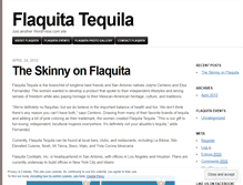 Tablet Screenshot of flaquitatequila.wordpress.com