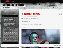 Tablet Screenshot of michalmike.wordpress.com