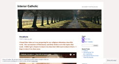 Desktop Screenshot of interiorcatholic.wordpress.com