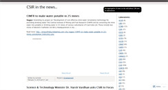 Desktop Screenshot of csirindia.wordpress.com
