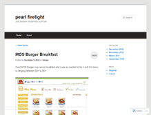 Tablet Screenshot of pearlfirelight.wordpress.com