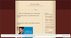 Desktop Screenshot of polecamy.wordpress.com