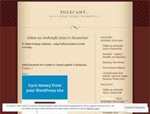 Tablet Screenshot of polecamy.wordpress.com