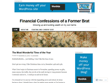 Tablet Screenshot of financialconfessionsofaformerbrat.wordpress.com