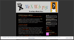 Desktop Screenshot of mrxwebpage.wordpress.com