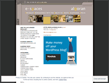 Tablet Screenshot of espaces.wordpress.com