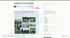 Desktop Screenshot of mindofchrist.wordpress.com